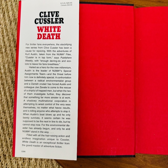 White Death by Kemprecos/Clive Cussler (2003, Hardcover) A Kurt Austin Adventure - Picture 3 of 5